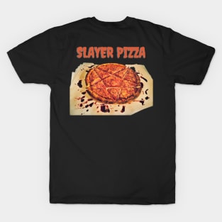 The Slayer Pentagram Pizza 2-sided T-Shirt